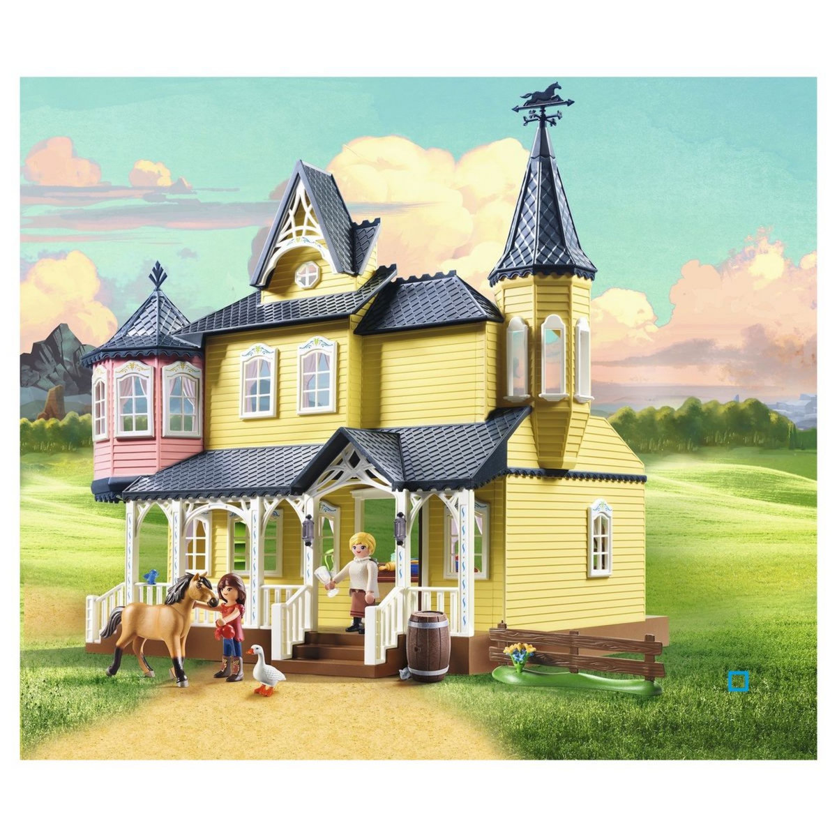PLAYMOBIL 9475 - Spirit - Maison de Lucky