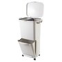 Voir la diapositive 1 : Kitchen move Poubelle tri sélectif avec roulettes 45l - bat-g3150