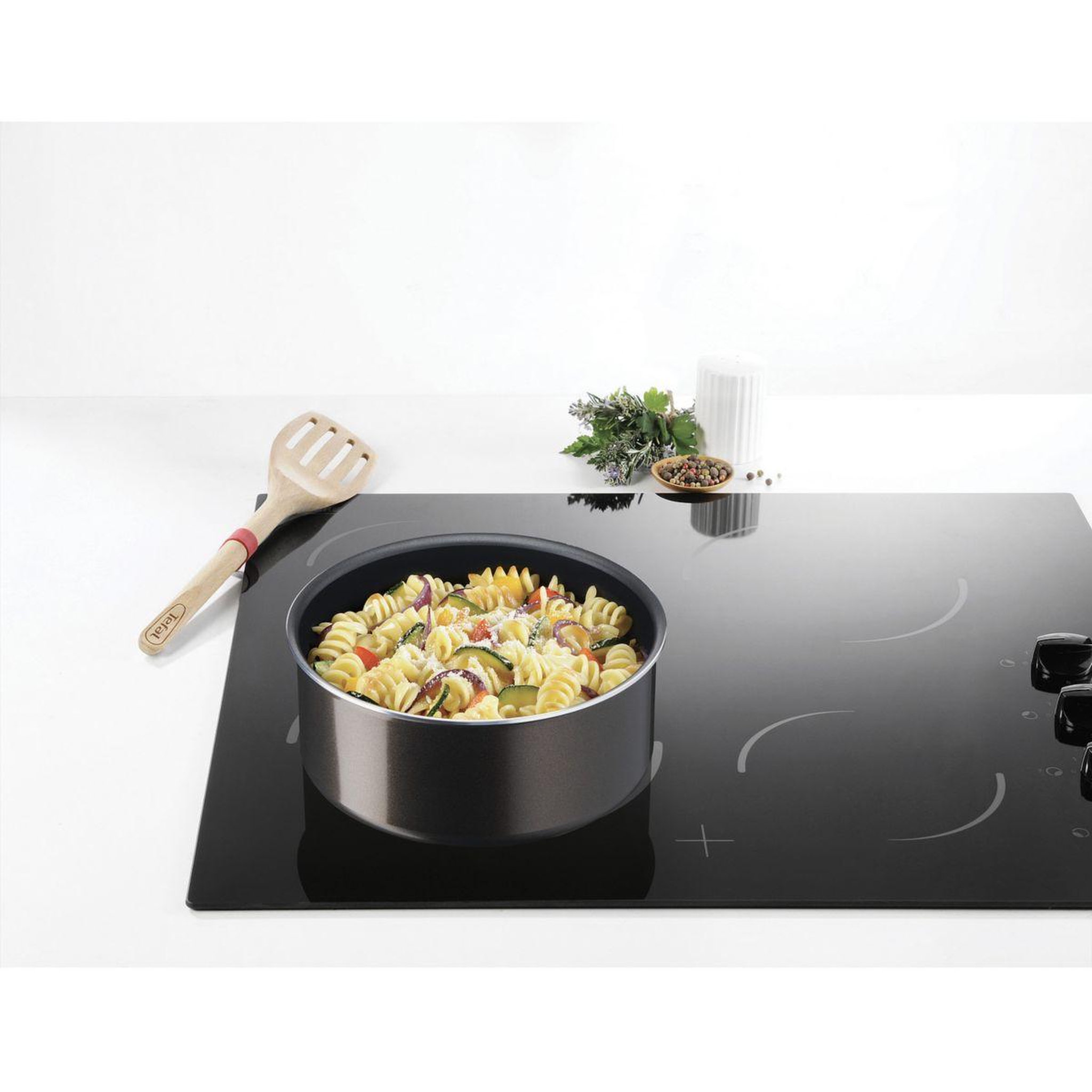 Voir la diapositive 2 : TEFAL Batterie de cuisine Ingenio Easy Plus lot 3 casseroles