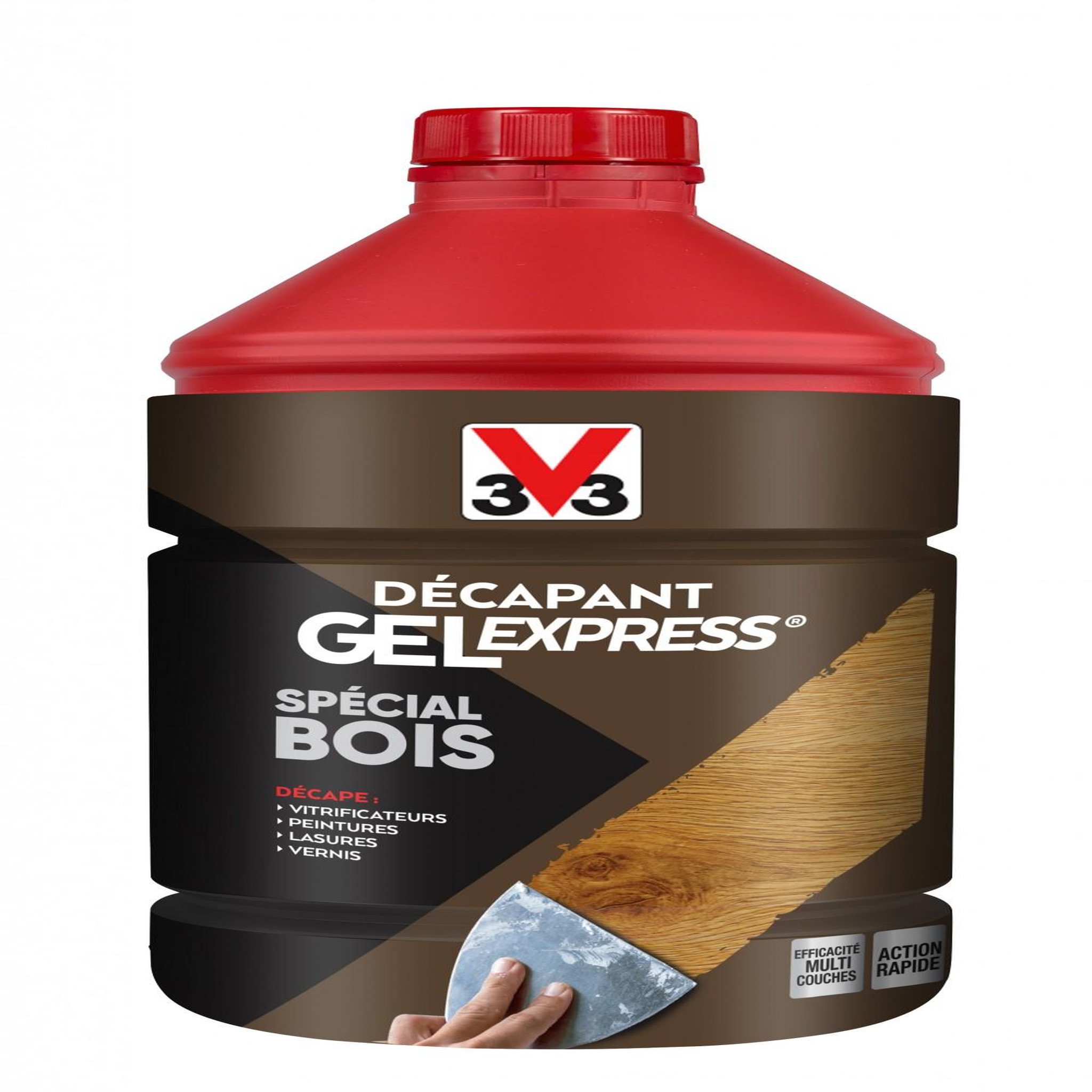 CENTRALE BRICO Décapant bois V33 Gel express, 2 l