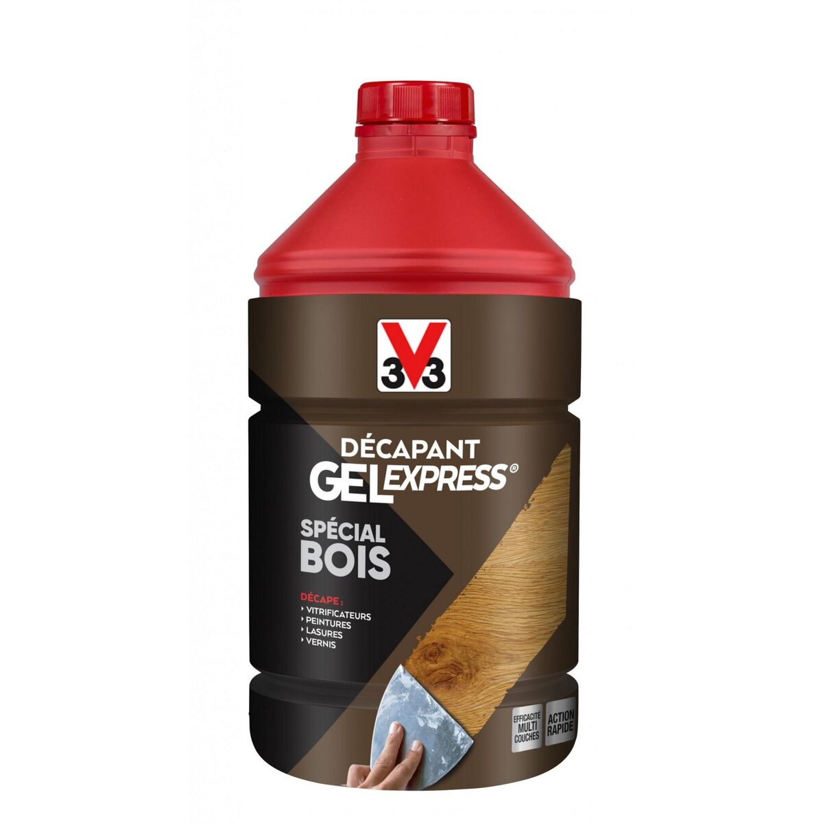 CENTRALE BRICO Décapant bois V33 Gel express, 2 l