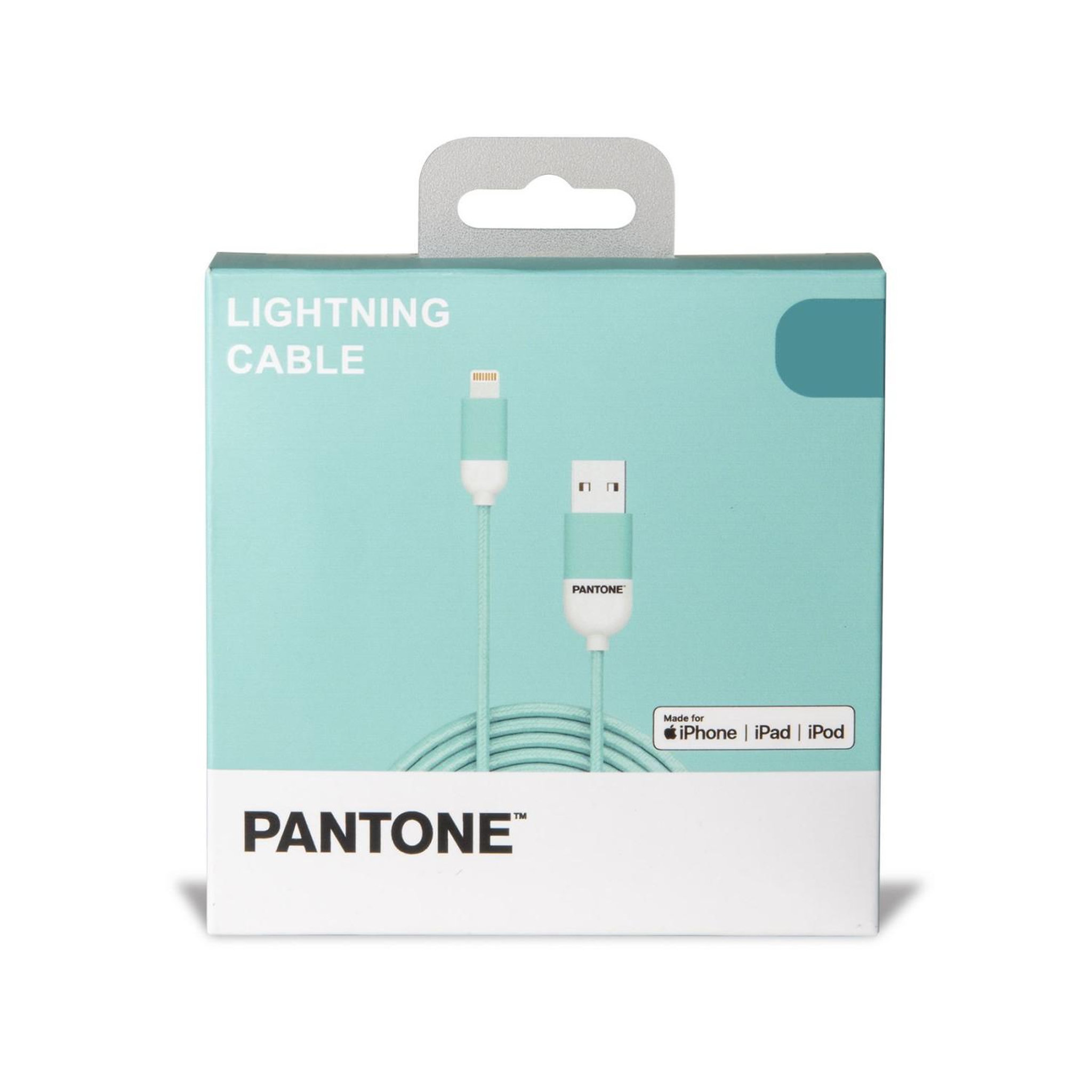 Voir la diapositive 3 : CELLY Pantone LCS001 5L LIGHTNING CABLE 1,5 MT CYAN Cyan