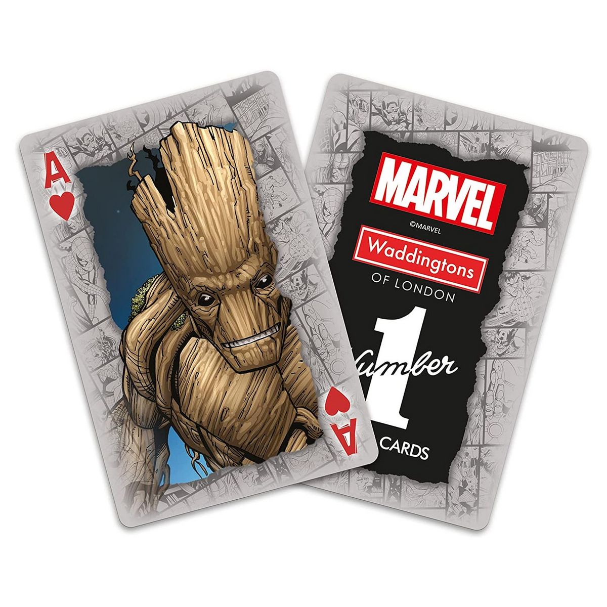  WINNING MOVES Jeu de 54 cartes Marvel 