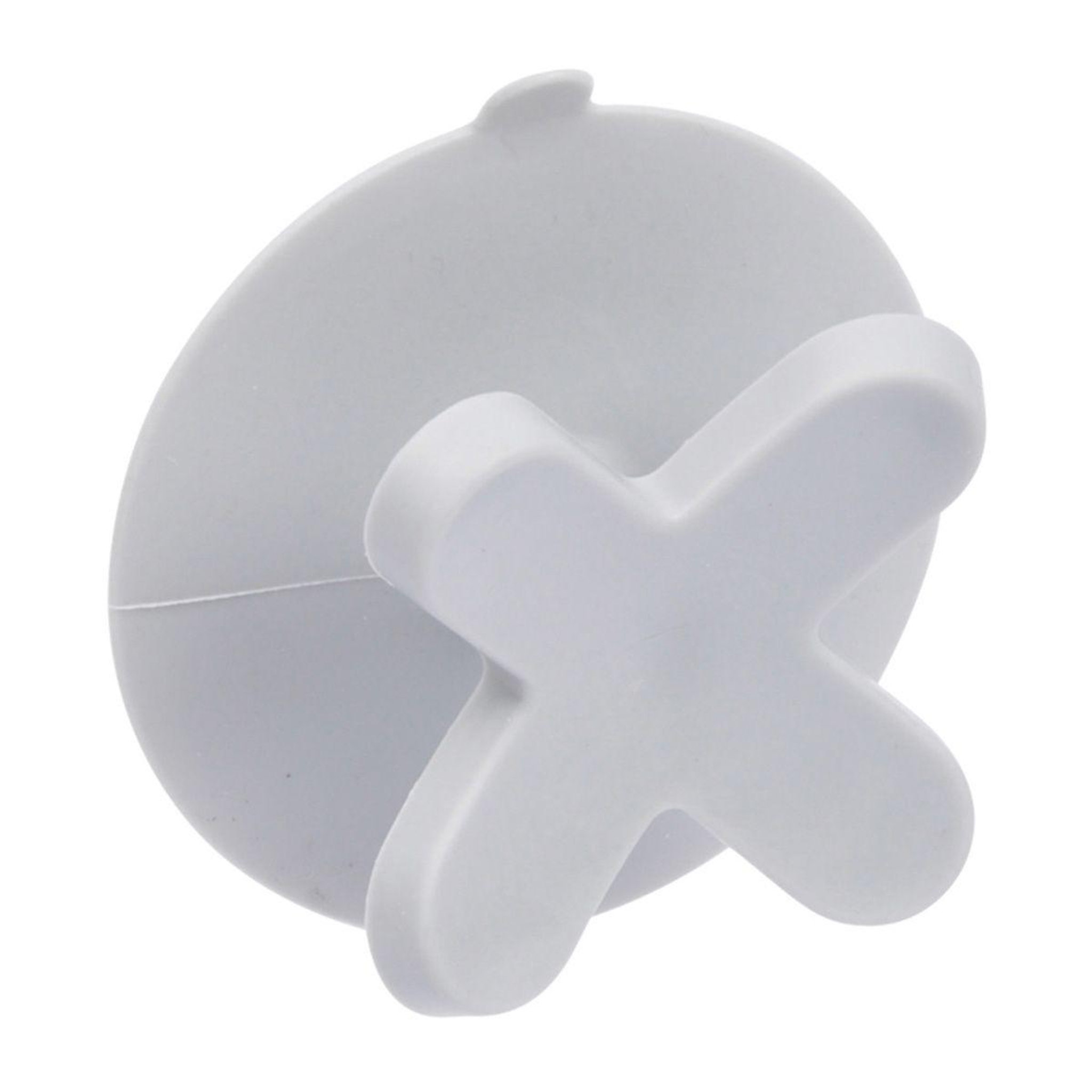Douceur d'Intérieur Crochet ventouse  vitamine ii  6cm gris clair