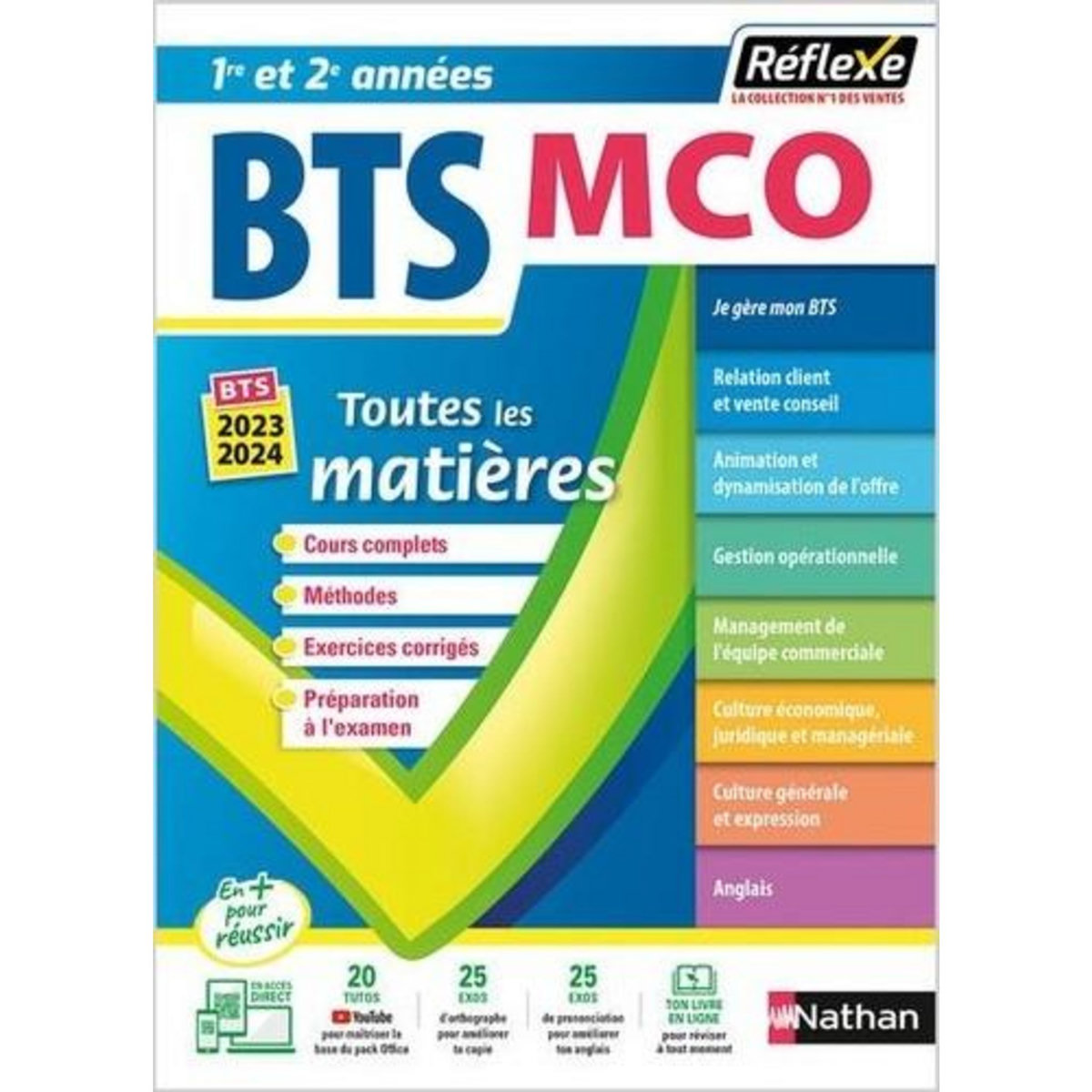 TOUTES LES MATIERES BTS MCO 1RE / 2E ANNEES. EDITION 2023-2024, Besson Pascal