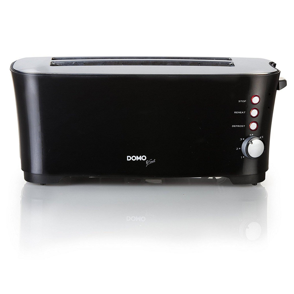 Domo Grille-pains 2 fentes 1350w noir - do961t