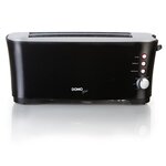 Domo Grille-pains 2 fentes 1350w noir - do961t