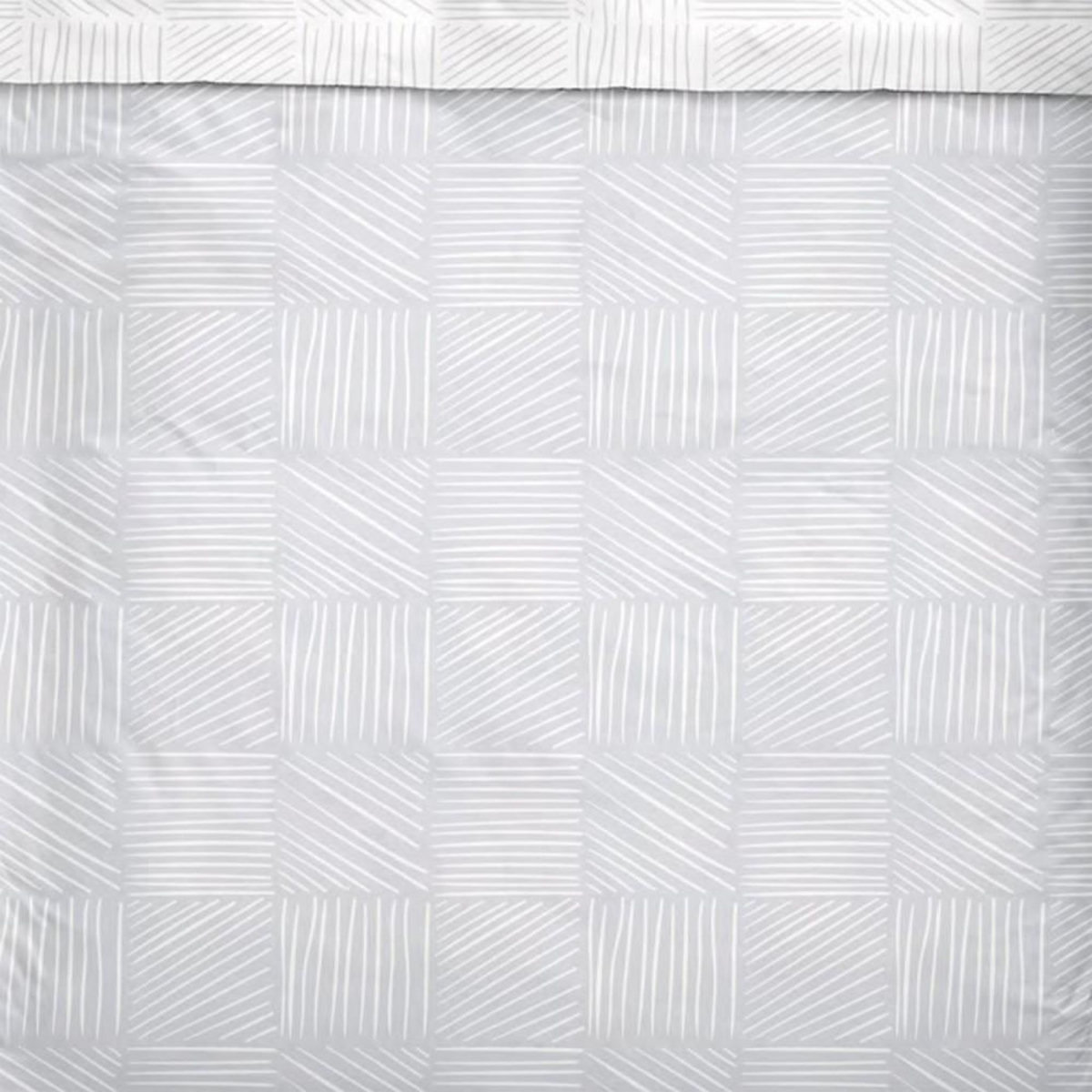 Today Couette imprimée 220x240 cm Today 1.5 traits gris