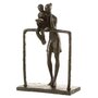 Paris Prix Statuette Déco  Mère & Enfant  30cm Marron