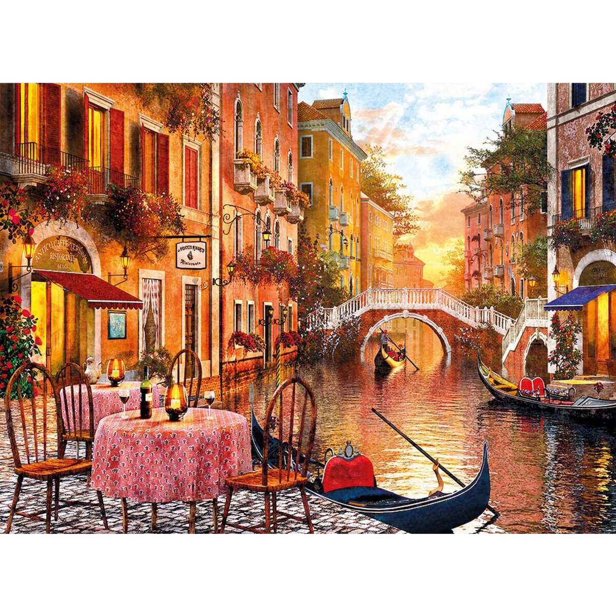 CLEMENTONI Puzzle 1500 pièces : Venise au crépuscule