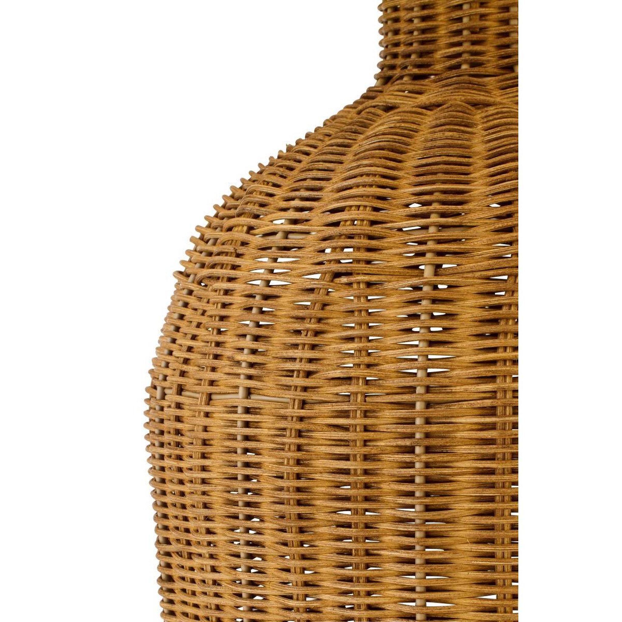 Voir la diapositive 2 : J-LINE Lampadaire en Rotin  Tanisha  128cm Naturel