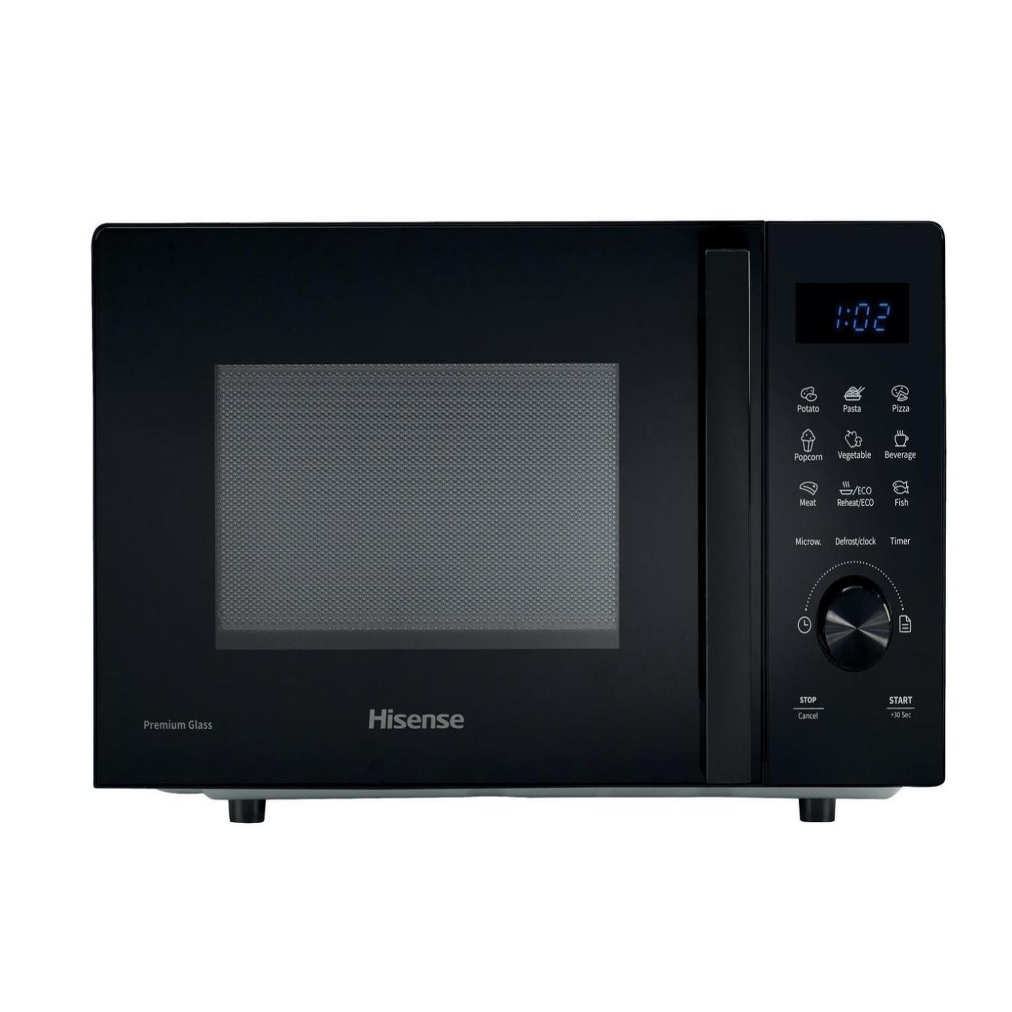 Voir la diapositive 2 : Hisense Micro-ondes à surface plane hisense h20mobsd1h uniquement 20 l 700 w noir