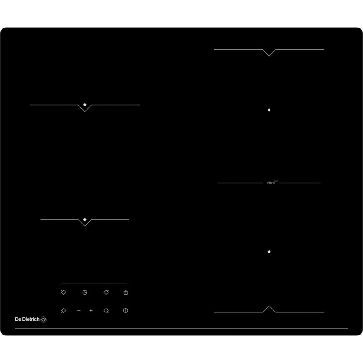 De Dietrich Plaque vitrocéramique DPV265HB VitroTech