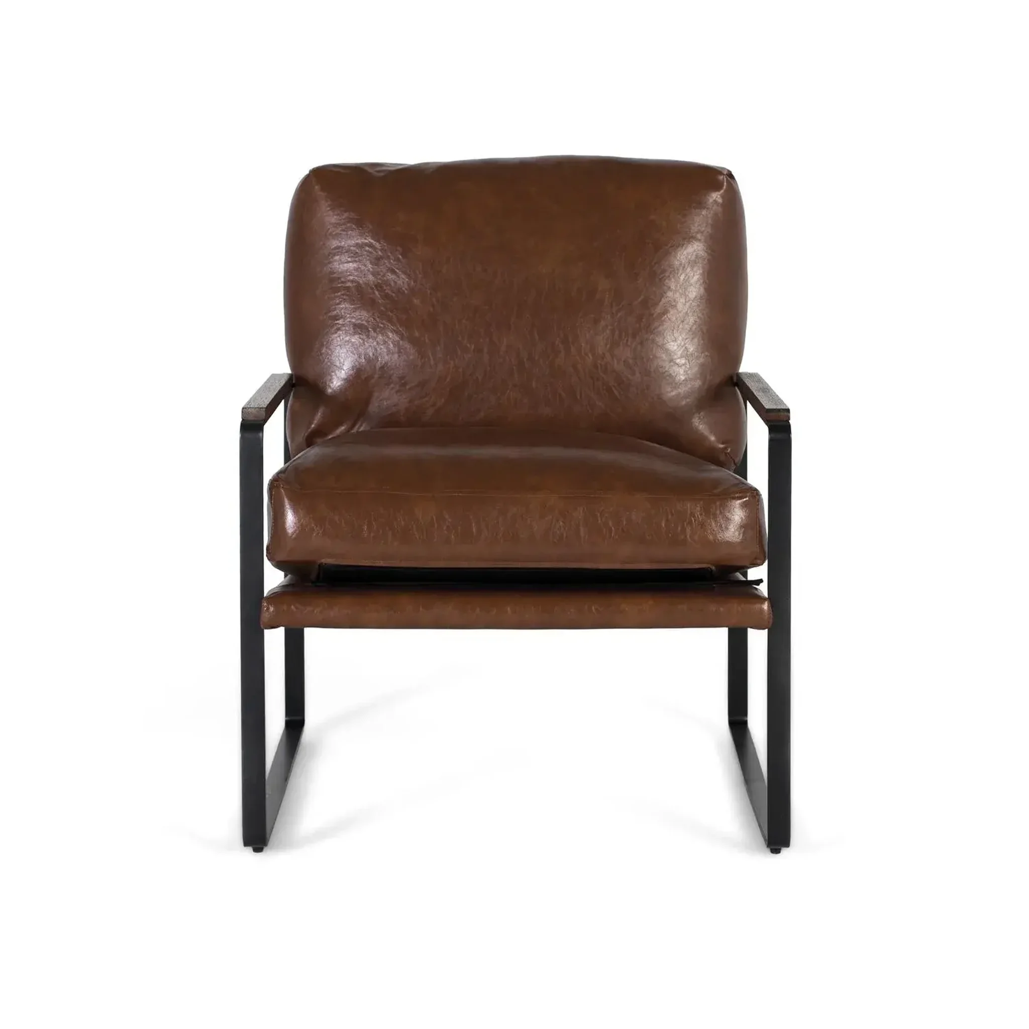 Voir la diapositive 2 : GINER Y COLOMER SL Fauteuil en revêtement pu 70 cm style vintage industriel