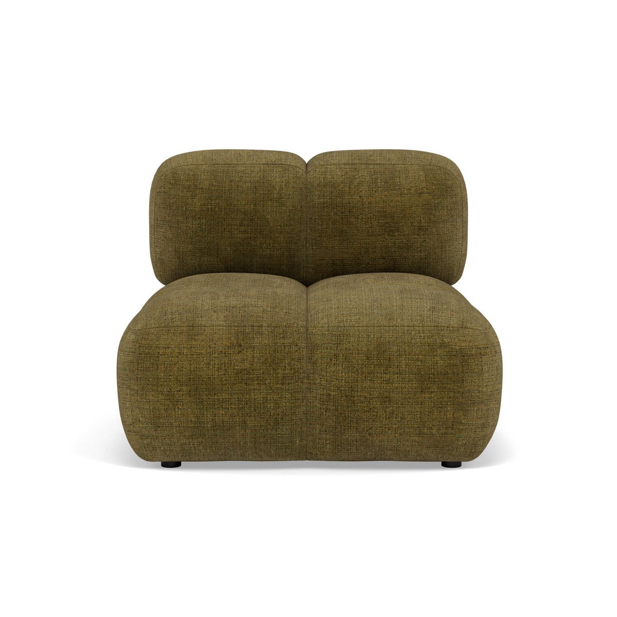 LISA DESIGN Grace - module d'assise en velours texturé