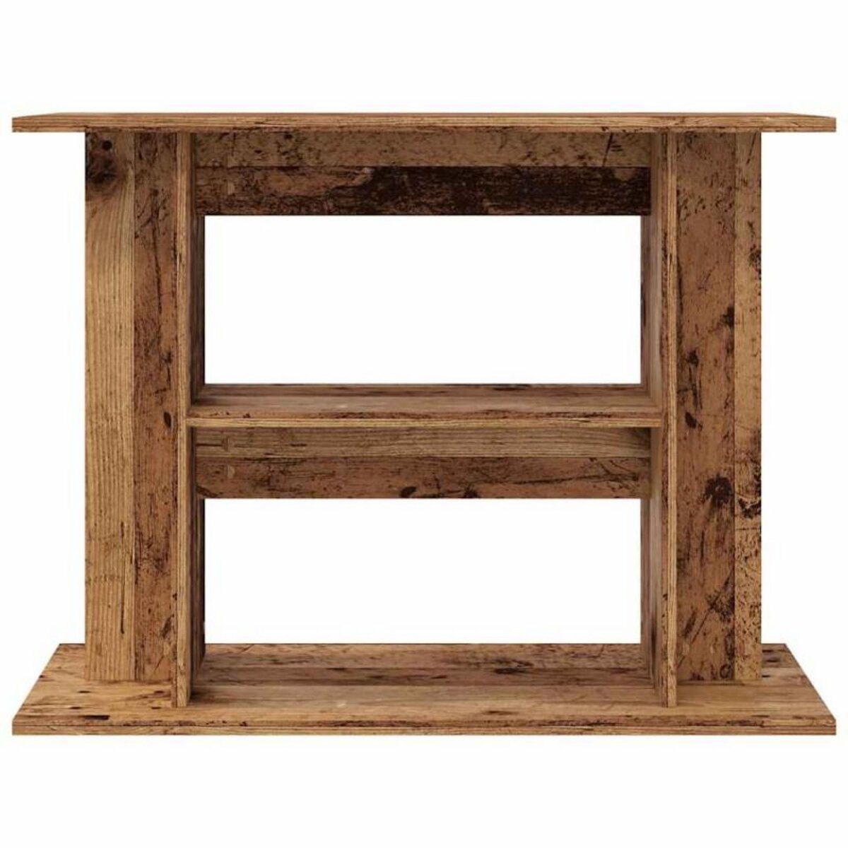 VIDAXL Support d aquarium vieux bois 80x35x60 cm bois d ingénierie