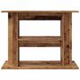 Voir la diapositive 4 : VIDAXL Support d aquarium vieux bois 80x35x60 cm bois d ingénierie