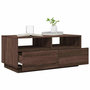 Voir la diapositive 5 : VIDAXL Table basse avec lumieres LED chene marron 90x49x40 cm