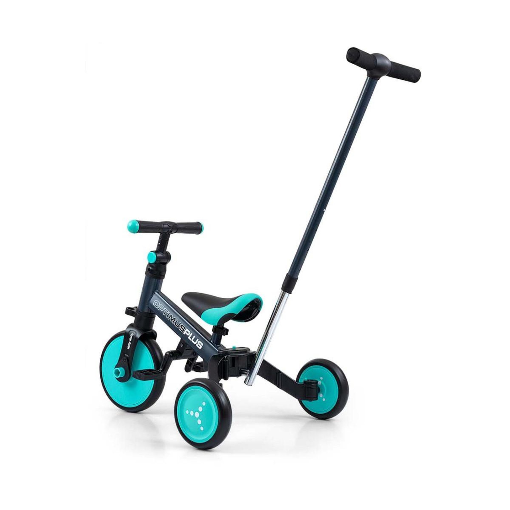 Voir la diapositive 3 : MILLY MALLY Vélo 4-en-1 Optimus Plus Menthe