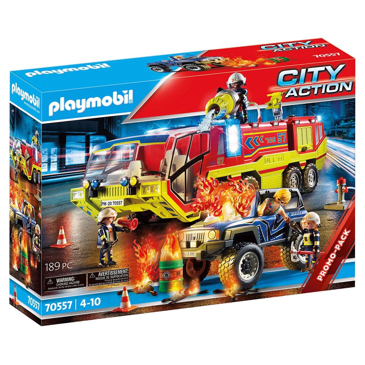 Camion avec benne et plateforme Playmobil City Action 70444 - La