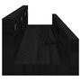 Voir la diapositive 5 : VIDAXL Etageres murales 2 pcs Noir 80x12x9 cm Bois de pin massif