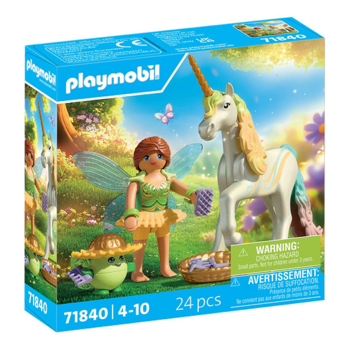 PLAYMOBIL 71840 Licorne Fleur d'arc-en-ciel avec fée