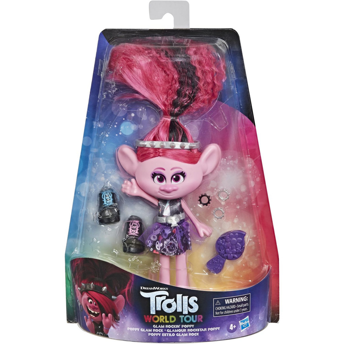 HASBRO Trolls Glam Rockin Poppy