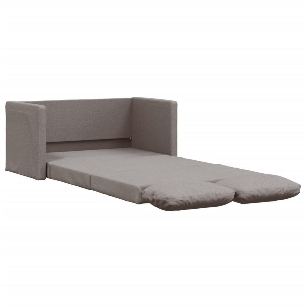 VIDAXL Canape-lit 2 en 1 taupe 112x174x55 cm tissu
