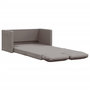 Voir la diapositive 2 : VIDAXL Canape-lit 2 en 1 taupe 112x174x55 cm tissu