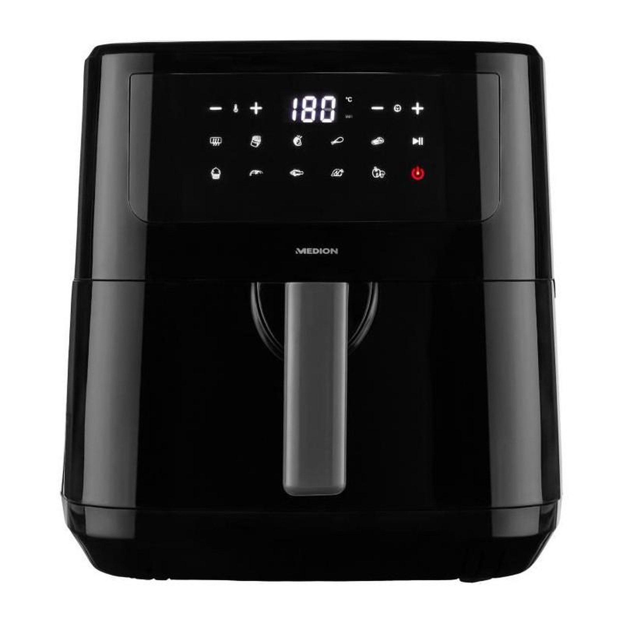 Voir la diapositive 1 : Medion Friteuse a Air Chaud - MEDION - 50072999 - 2150 W - Ecrant tactile - 9 programmes - Noir