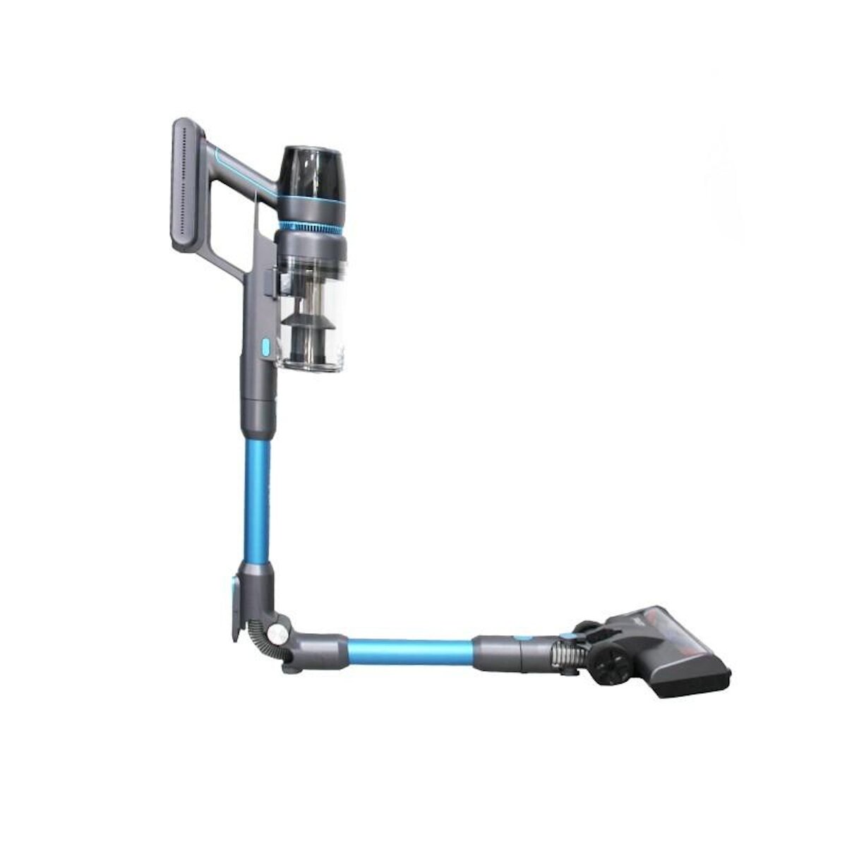 VORTEX Aspirateur Balai Sans Fil Tube Pliable Bleu Et Gris 450w F45p Vortex