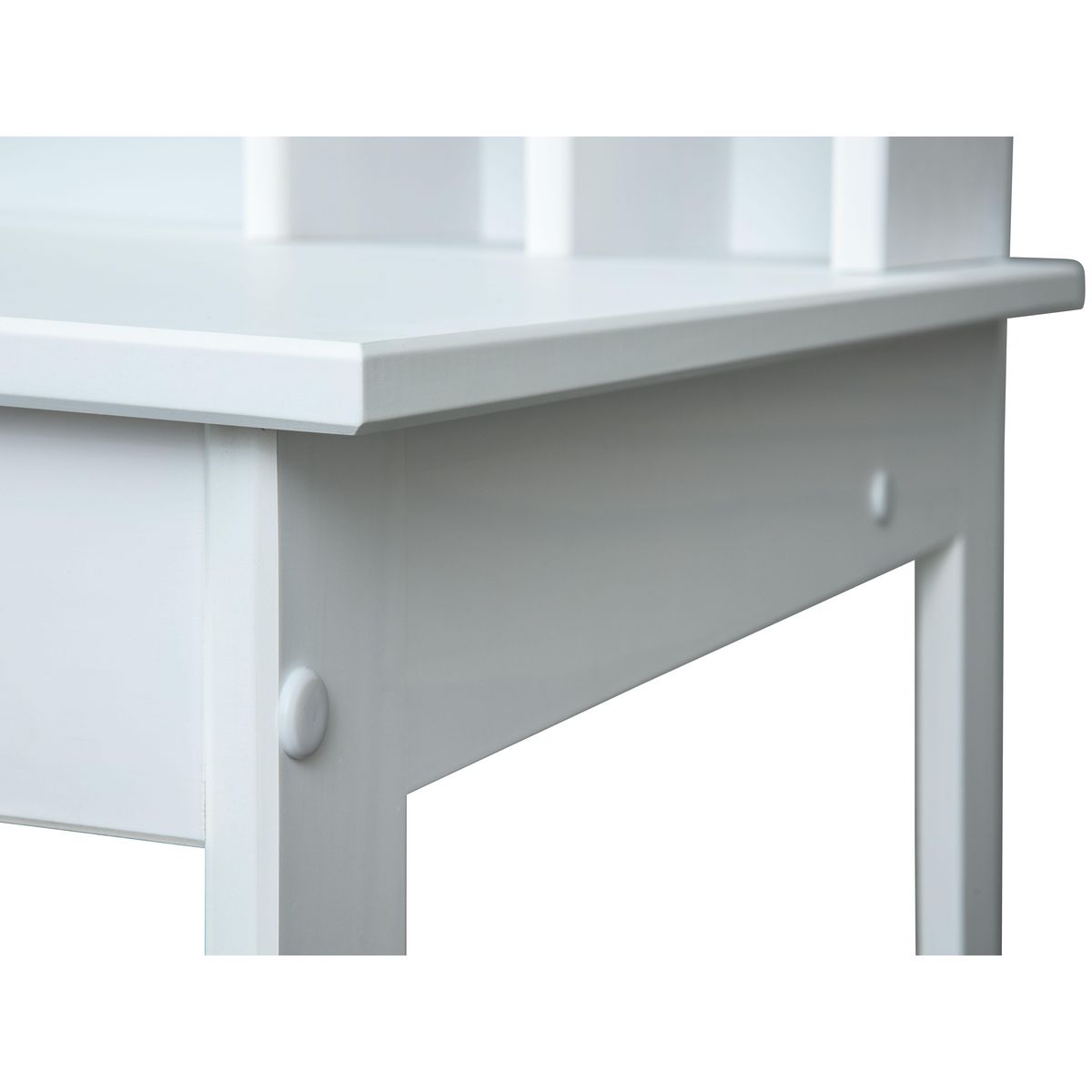 Bureau enfant en Pin massif vernis blanc MATHILDA