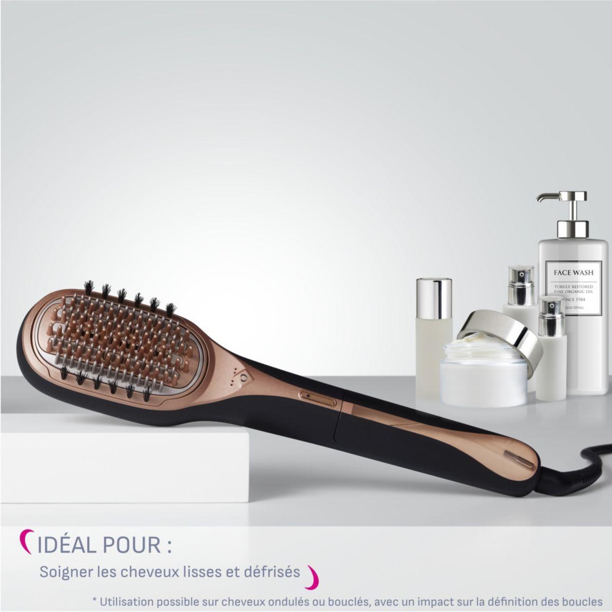 Voir la diapositive 2 : CALOR Brosse réparatrice et soin du cheveu cf9940c0 hair therapist vapeur