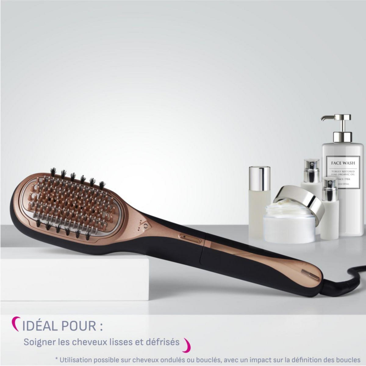 CALOR Brosse réparatrice et soin du cheveu CF9940C0 Hair therapist