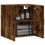 Voir la diapositive 4 : VIDAXL Armoire murale chene fume 60x31x60 cm bois d'ingenierie