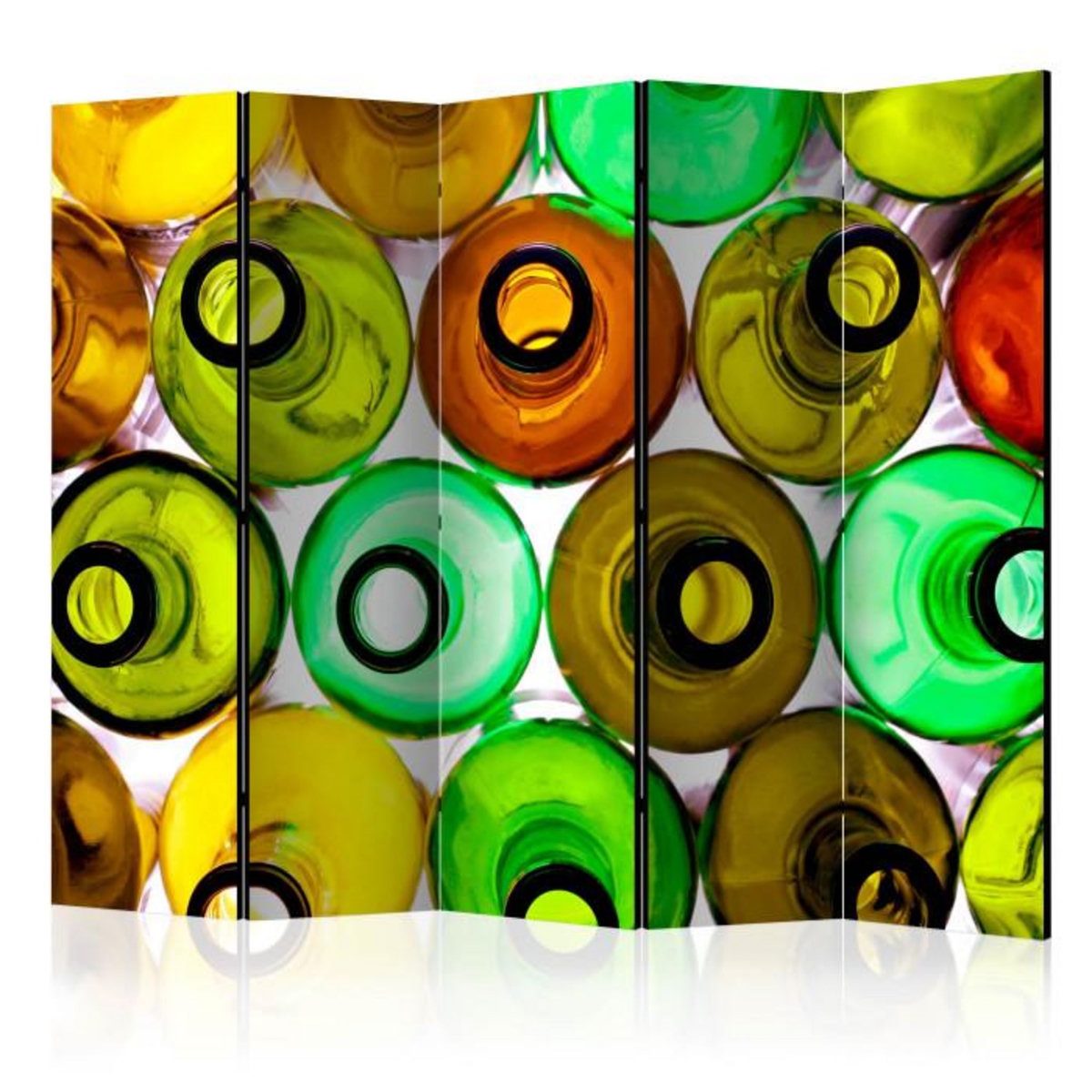 Paris Prix Paravent 5 Volets  Bottles Background  172x225cm