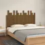 VIDAXL Tete de lit murale Marron miel 140x3x80 cm Bois massif de pin