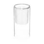 Voir la diapositive 3 : ATMOSPHERA Lot de 3 Bougies Led  Double Verre  25cm Transparent