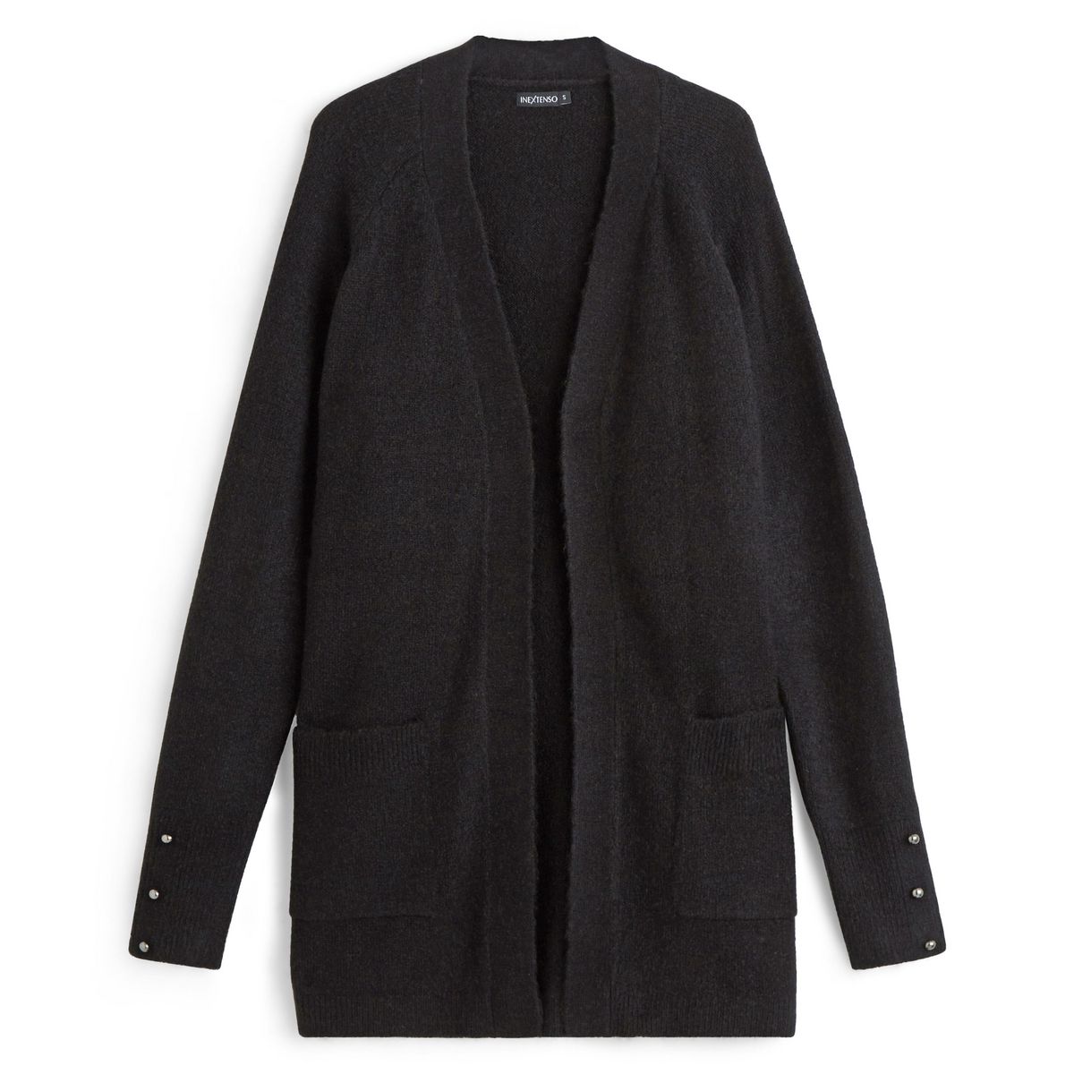 IN EXTENSO Gilet long noir femme