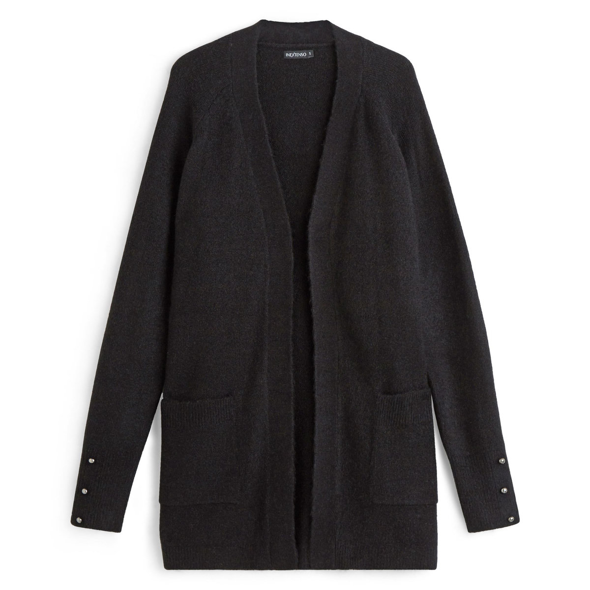 IN EXTENSO Gilet long noir femme