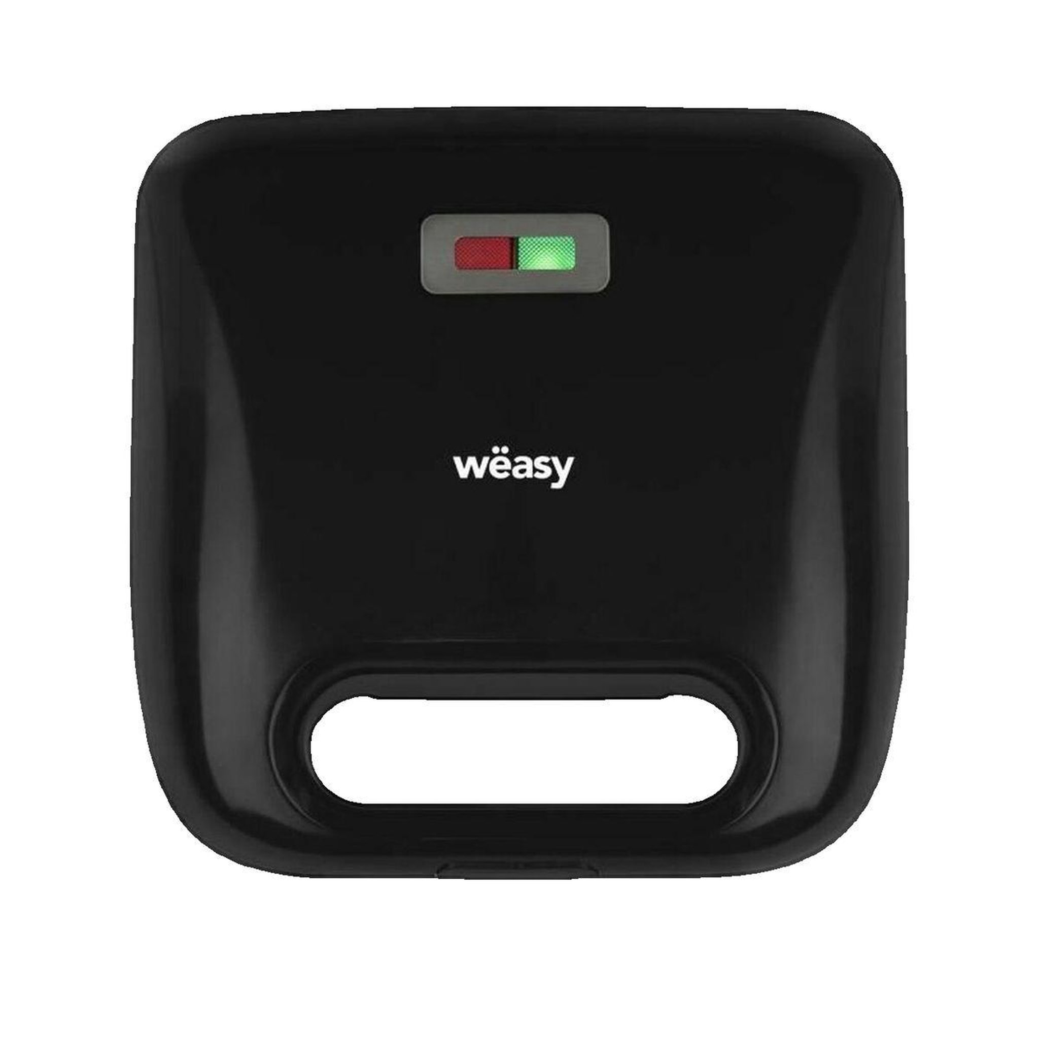 WEASY WEASY JOY600 - Appareil a croque-monsieur 4 en 1 - 4 plaques interchangeables - 750W - Temoin lumieux - Revetement anti-adhesif