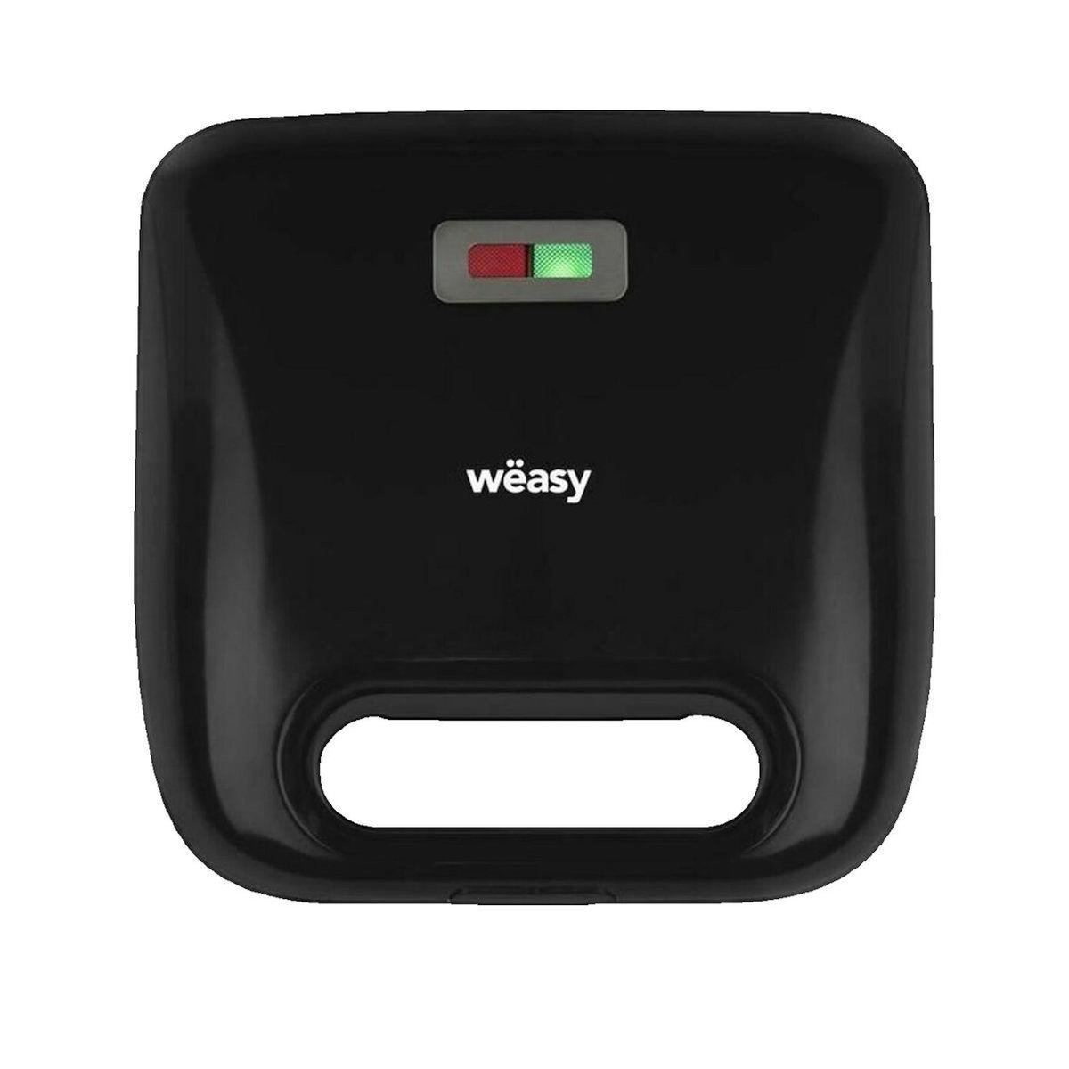 WEASY WEASY JOY600 - Appareil a croque-monsieur 4 en 1 - 4 plaques interchangeables - 750W - Temoin lumieux - Revetement anti-adhesif