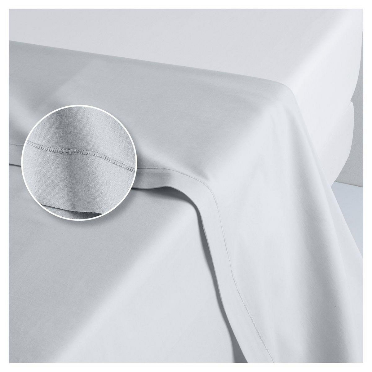 ACTUEL Drap plat uni en coton 57 fils - collection permanente