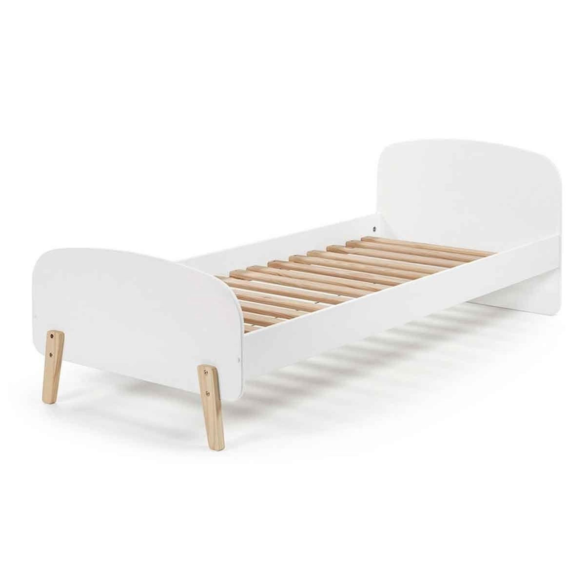 Paris Prix Pack - Lit Enfant, Chevet, Barrière & Coffre  Kiddy  90x200cm Blanc
