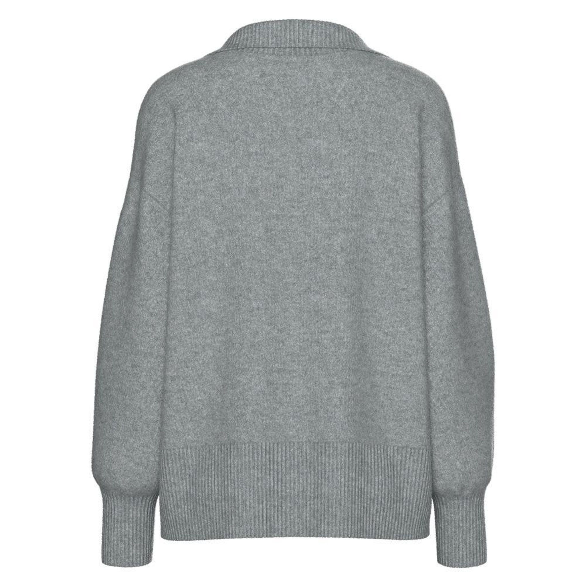 Voir la diapositive 2 : Pieces Pull Gris Femme Pieces Malou