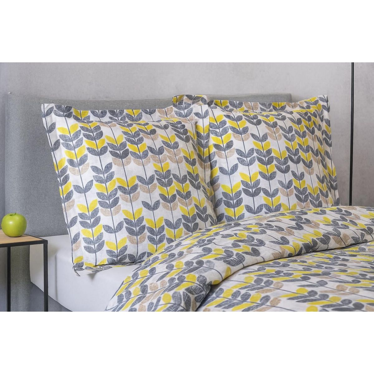 Home collection Parure housse de couette 3pcs 240x220cm 100%coton 57fils cabane
