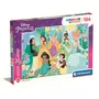 CLEMENTONI Puzzle 104 pièces : Glitter : Princesses Disney