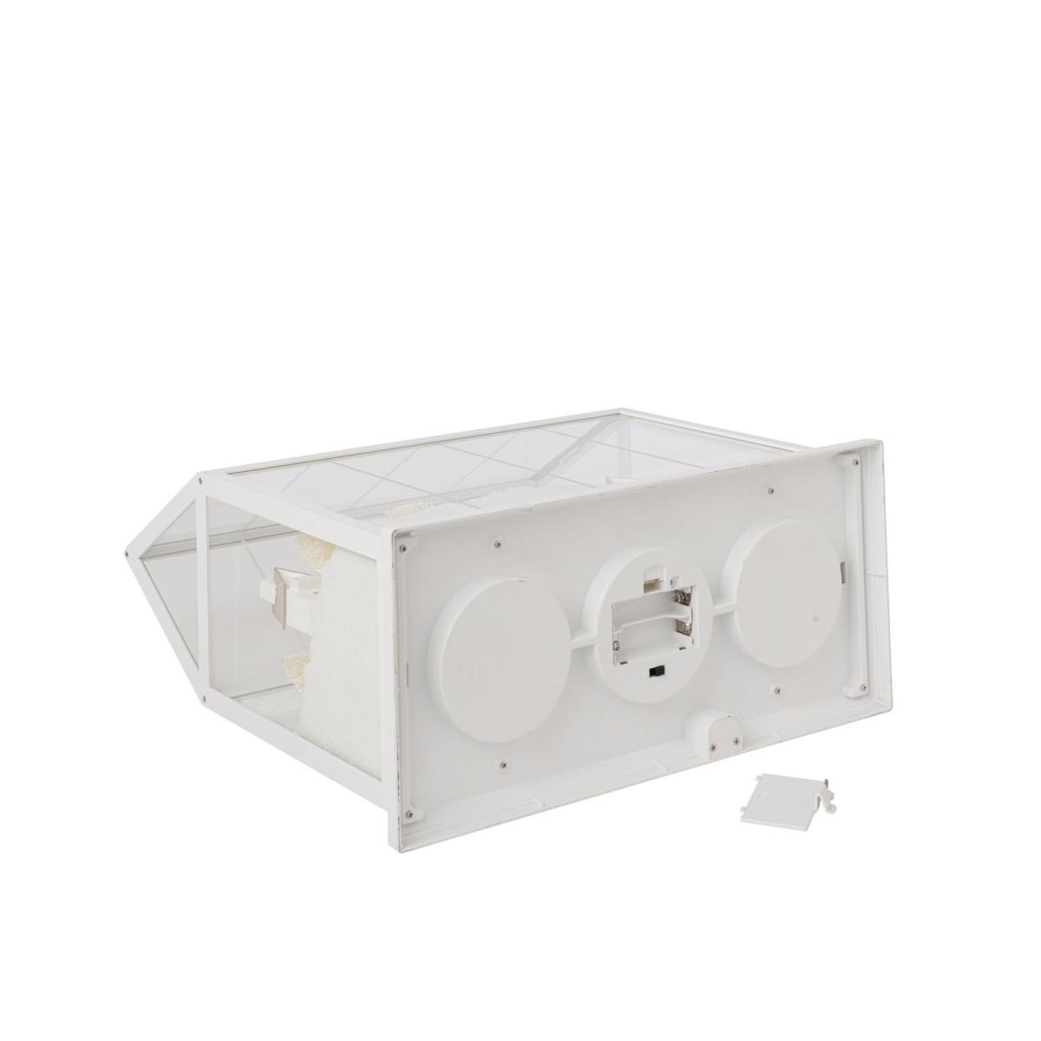 Voir la diapositive 3 : J-LINE Village de Noël Vitré à LED  Sébastienne  33cm Blanc