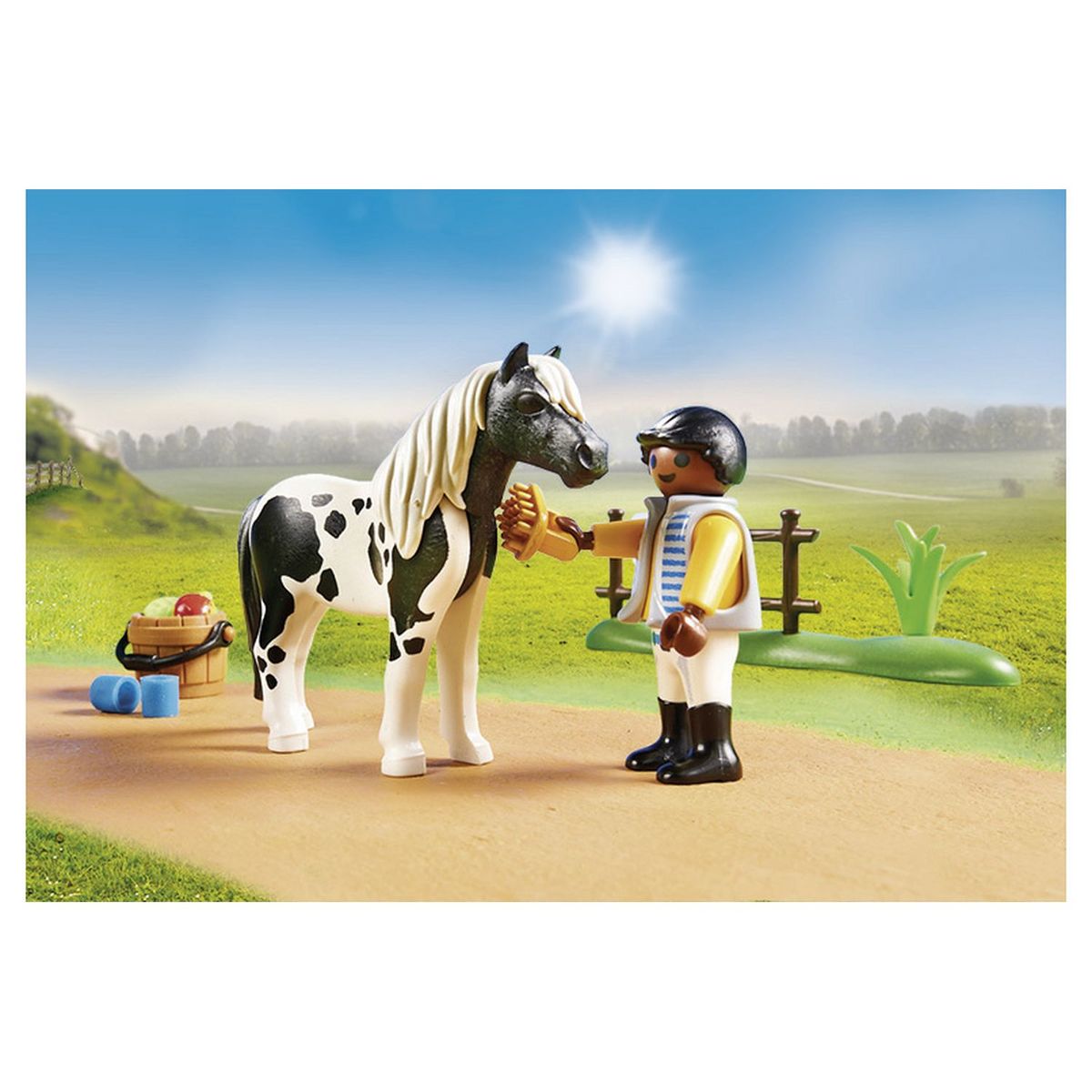 PLAYMOBIL 70515 - Country Cavalier et son poney LEWITZER