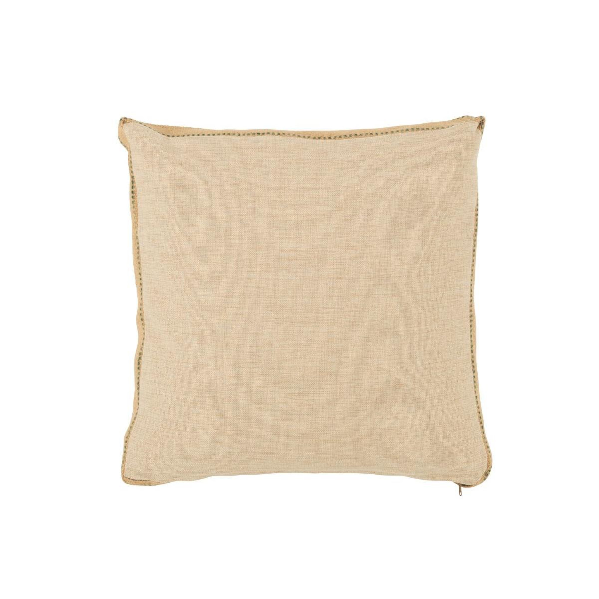 Voir la diapositive 3 : J-LINE Coussin déco tigre  popart  50x50cm multicolore